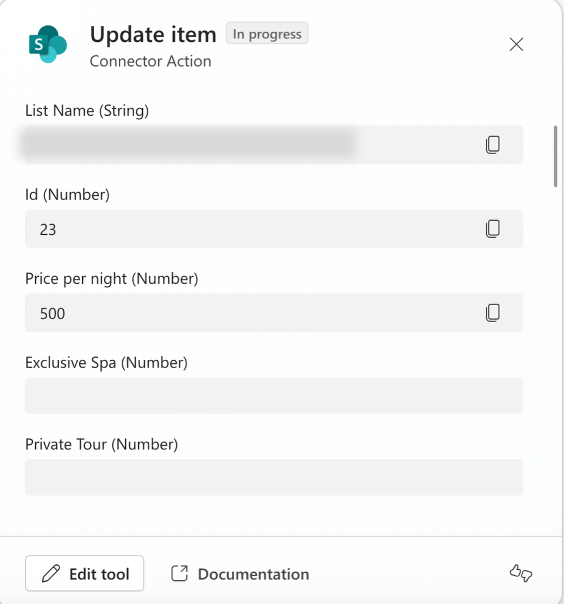 Here’s the initial price per night, which helps us calculate the total price of our trip